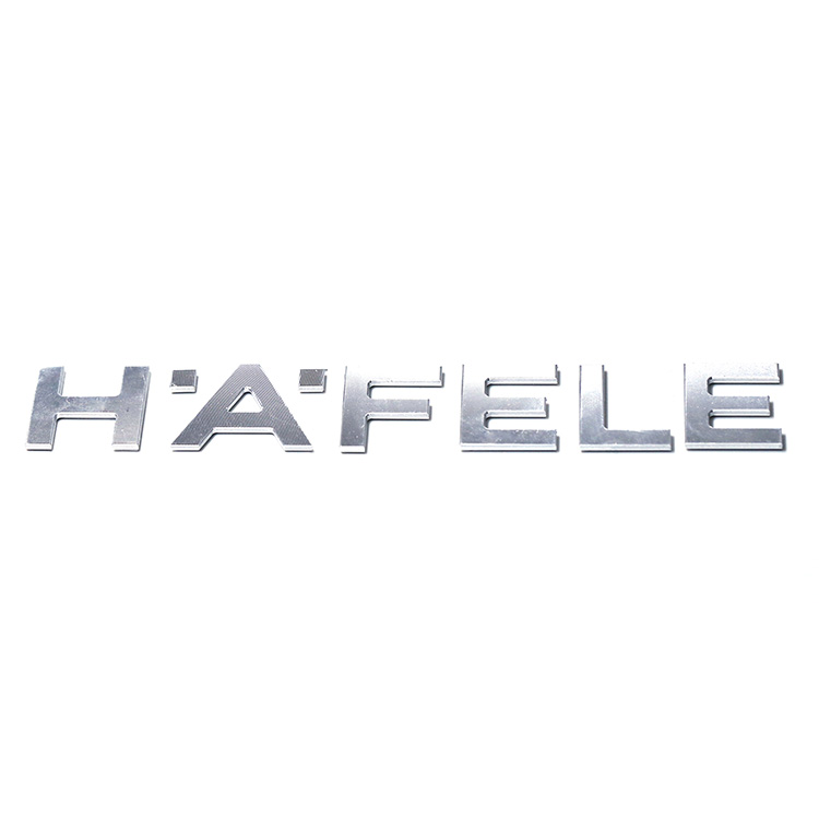 铝制标牌氧化着色冲压---Hafele